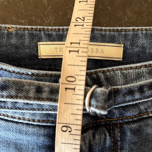 Tramarossa High Rise Belted Straight Leg Jeans Waist 27 - Picture 8 of 12
